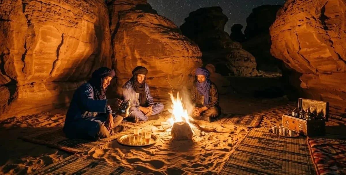 Inside Nomad Culture: Sand Bread, Tea Rituals & Desert Life